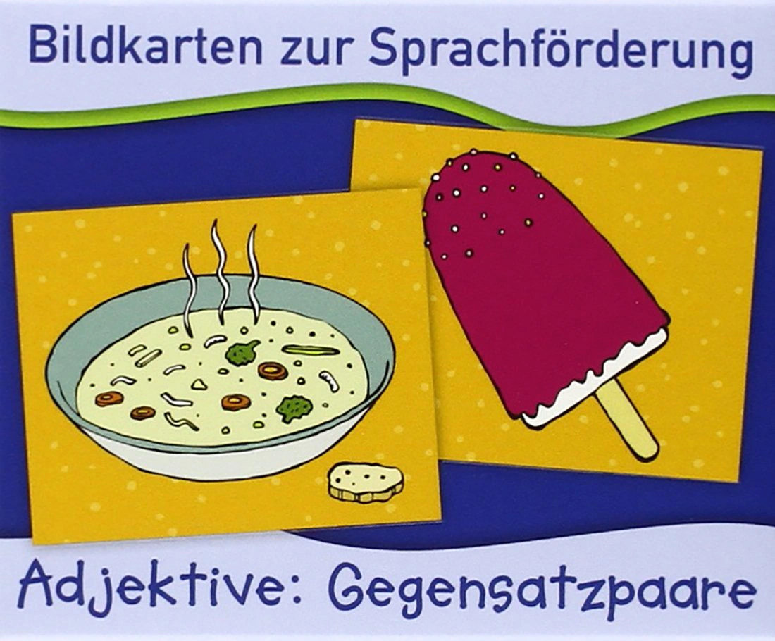 Bildkarten: Adjektive: Gegensatzpaare