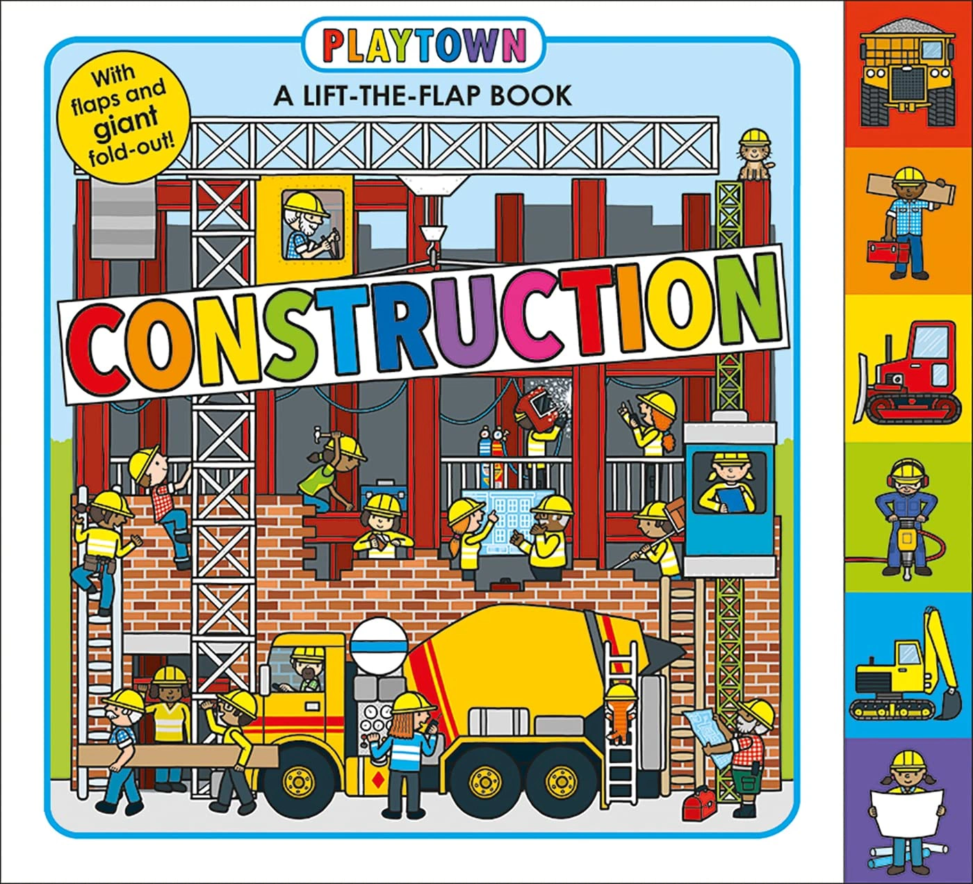 Lift-the-Flap Book. Playtown. Construction