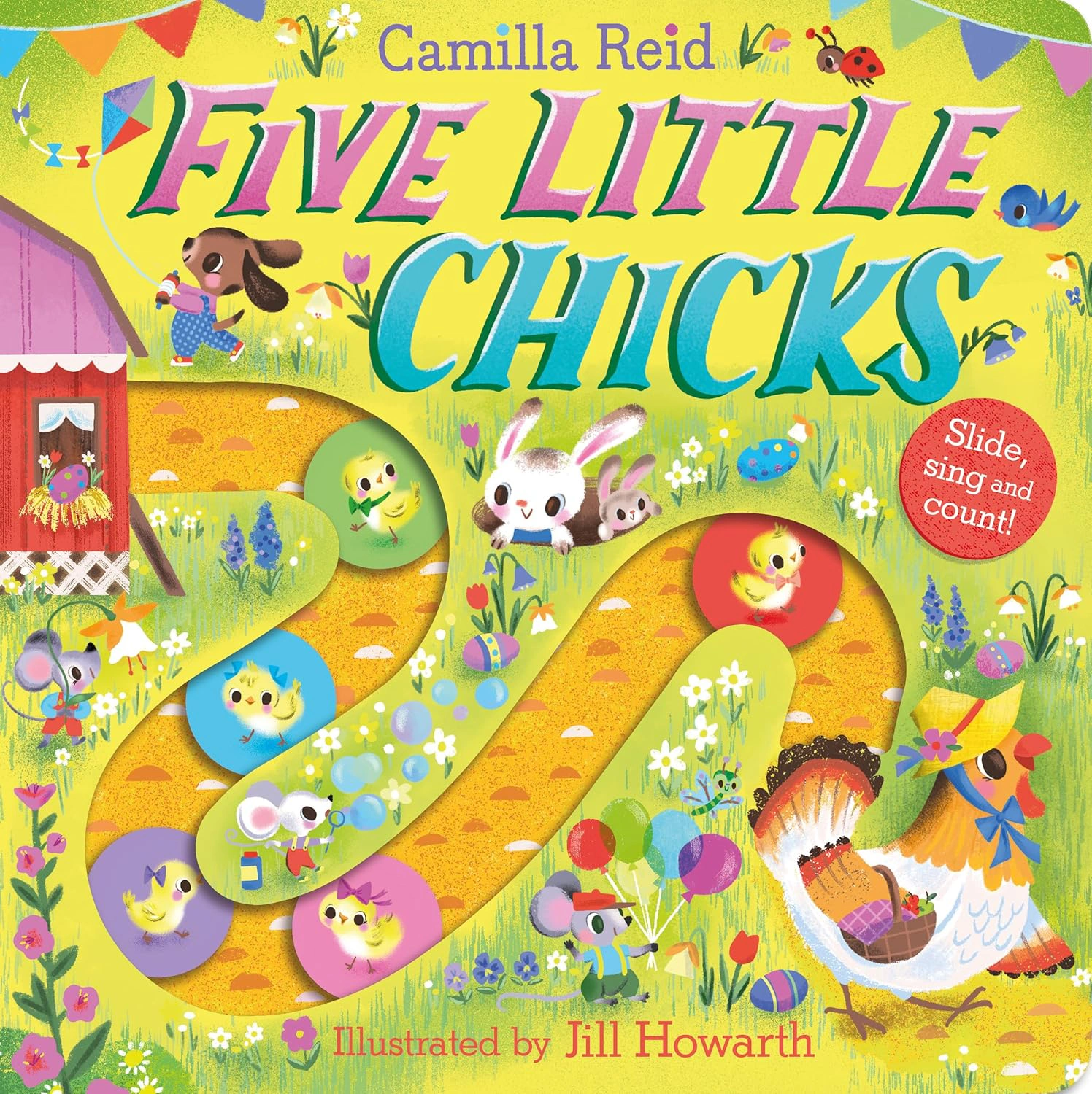 Five Little Chicks. Slide, Sing and Count!