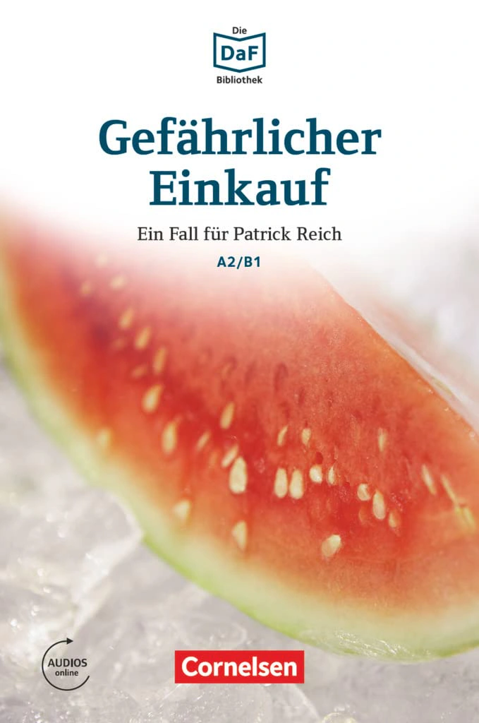 DaF-Krimis: A2/B1 Gefährlicher Einkauf mit MP3-Audios als Download