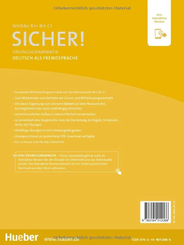 Sicher! Ubungsgrammatik plus interaktive Version