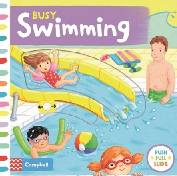 Busy. Swimming