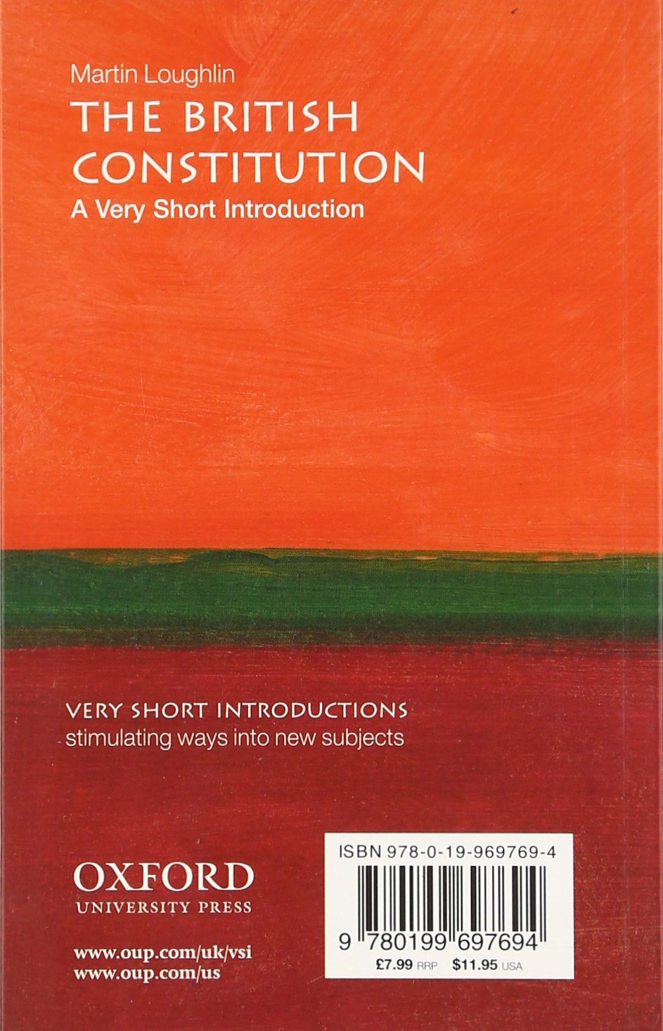 British Constitution. A Very Short Introduction