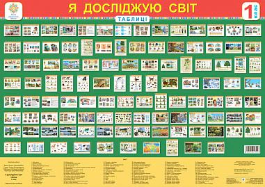 Я досліджую світ. 1 клас. Таблиці