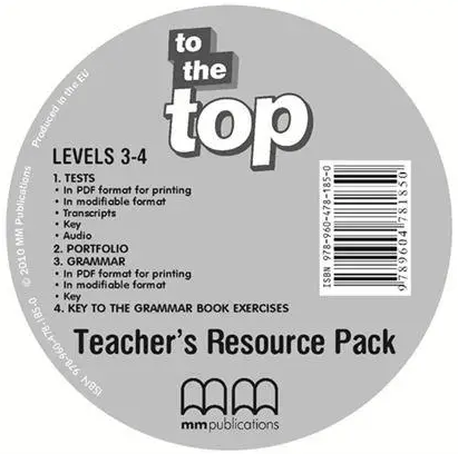 To the Top 3- 4 Teacher's Resource Pack CD