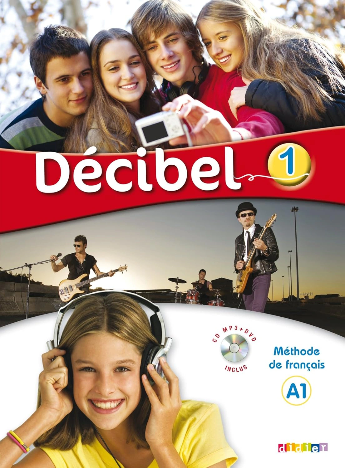 Decibel 1 Niveau A1 Livre de l'élève + Mp3 CD + DVD