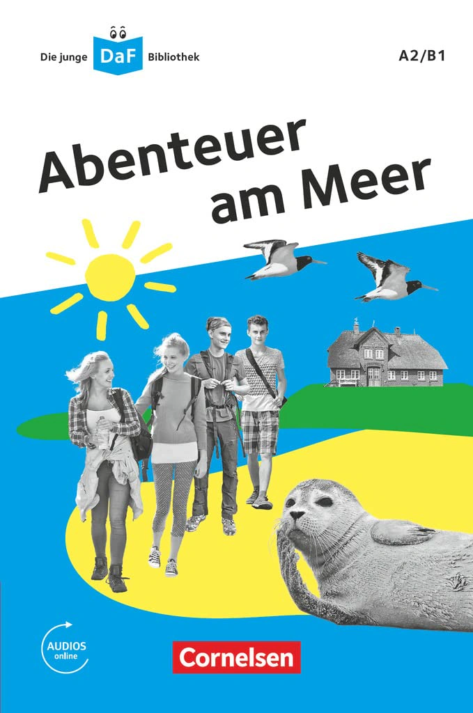 Die DaF-Bibliothek: A2/B1 Abenteuer am Meer Mit Audios-Online