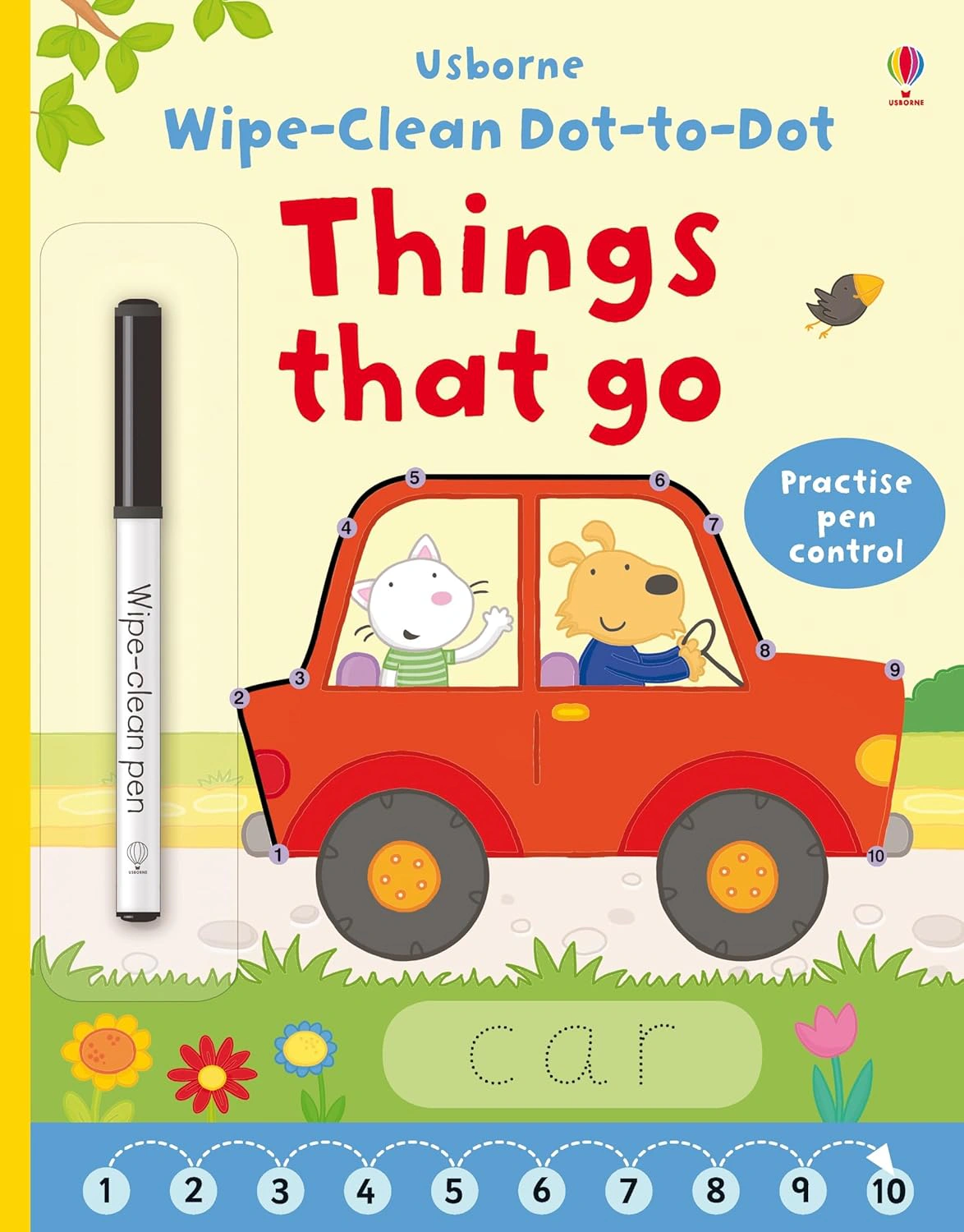 Wipe-Clean: Dot-to-Dot Things That Go