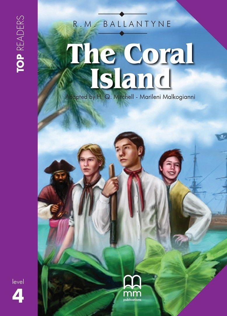 Top Readers 4: The Coral Island Intermediate Book with CD