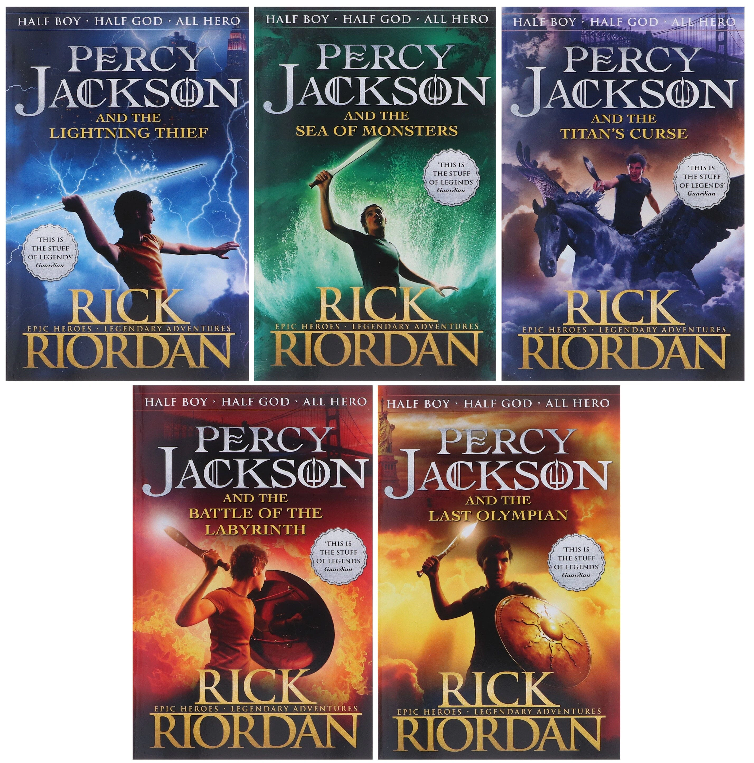 Percy Jackson Complete Collection (5 Books Slipcase)