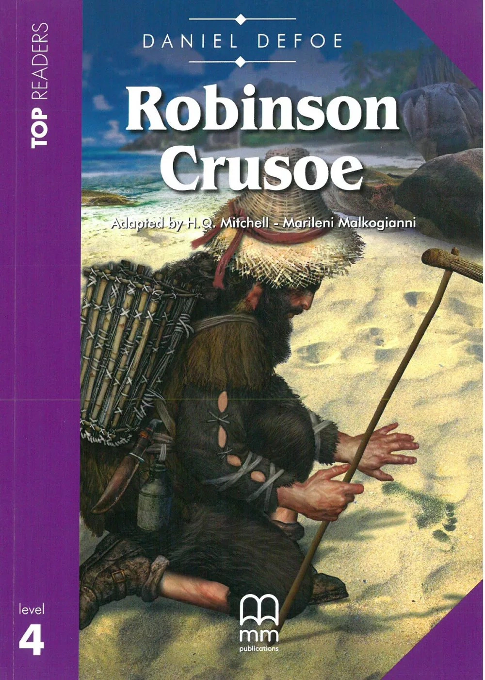Top Readers 4: Robinson Crusoe Intermediate Book with CD