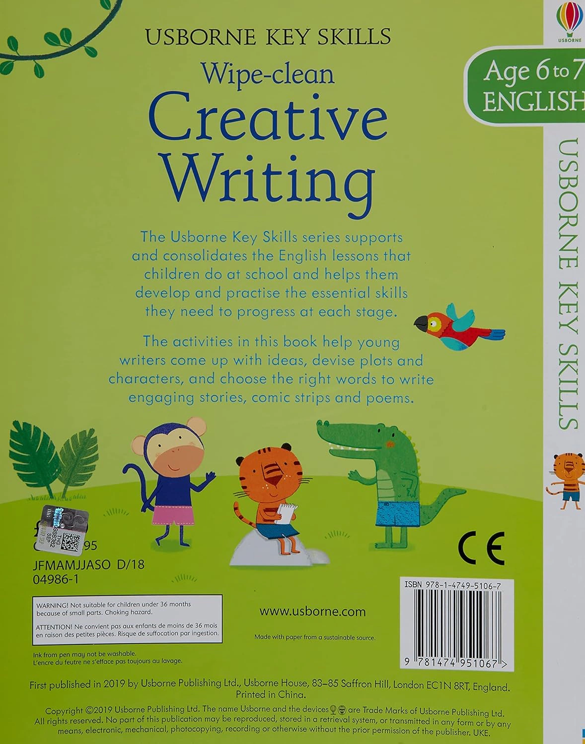 Key Skills. Wipe-Clean Creative Writing 6-7