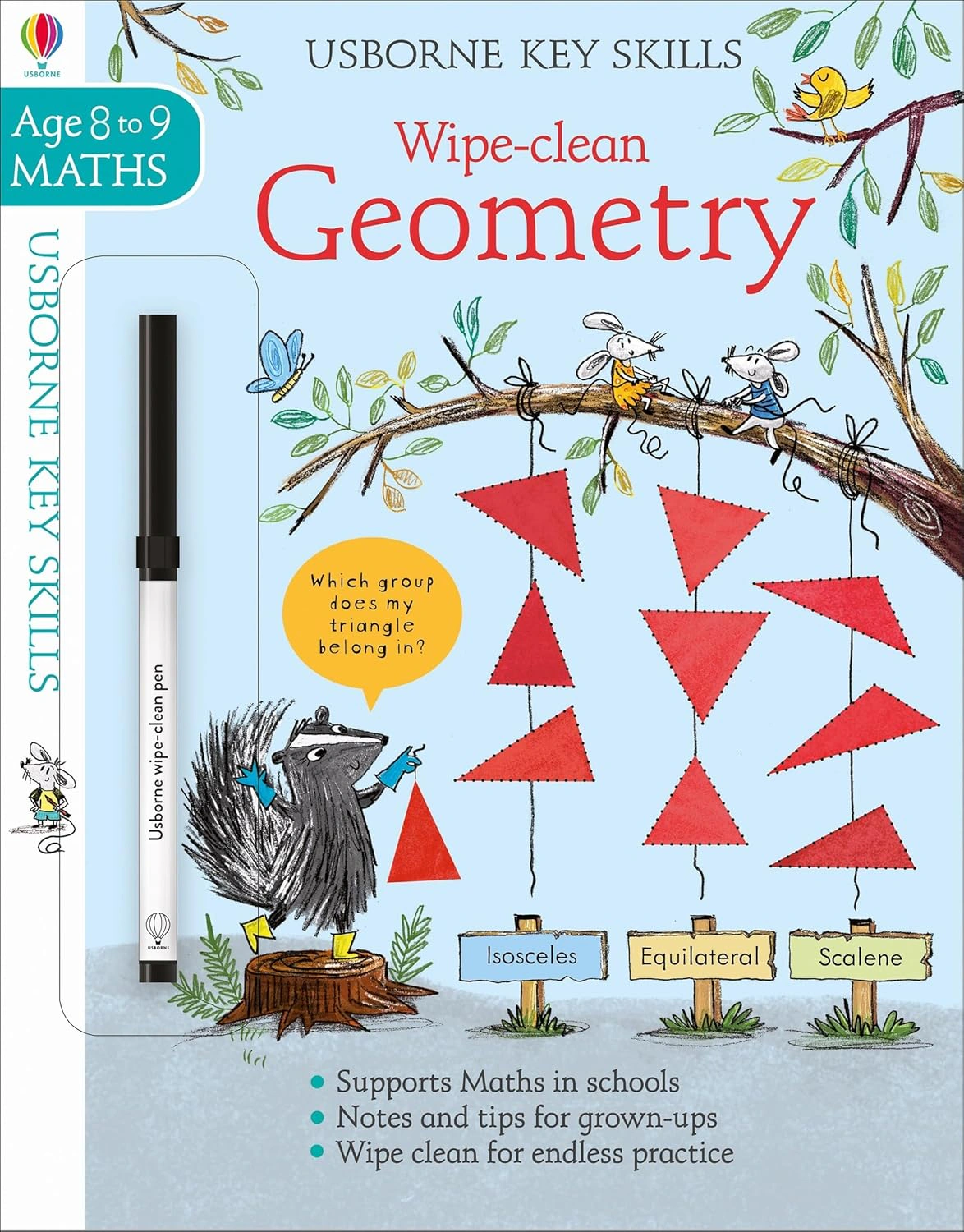 Key Skills. Wipe-Clean Geometry 8-9